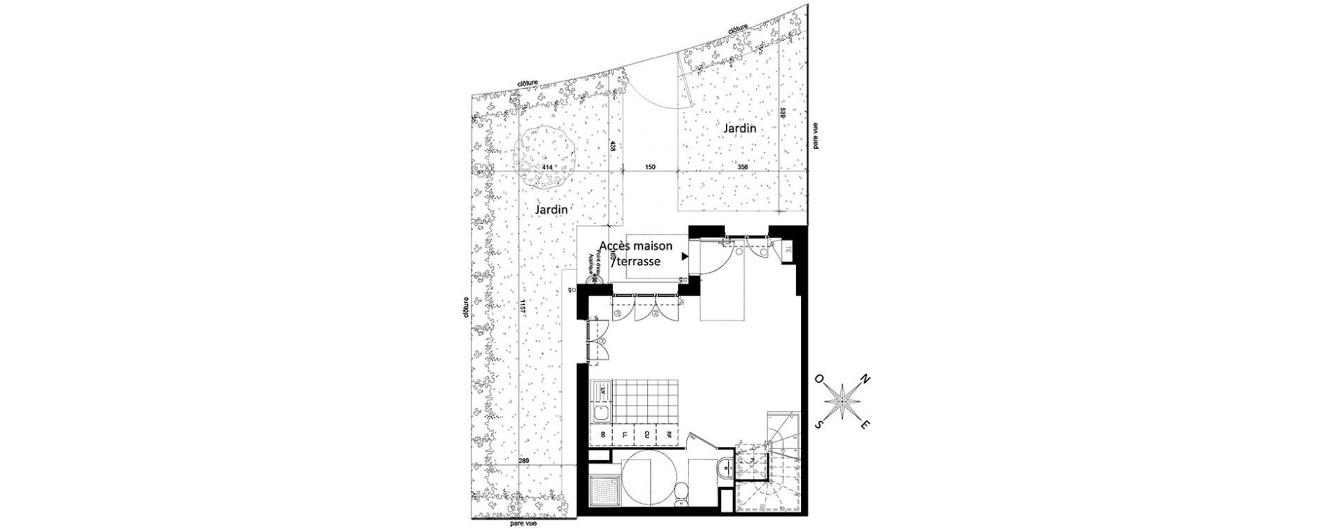 Maison T5 de 93,75 m2 &agrave; Saint-Leu-La-For&ecirc;t Centre