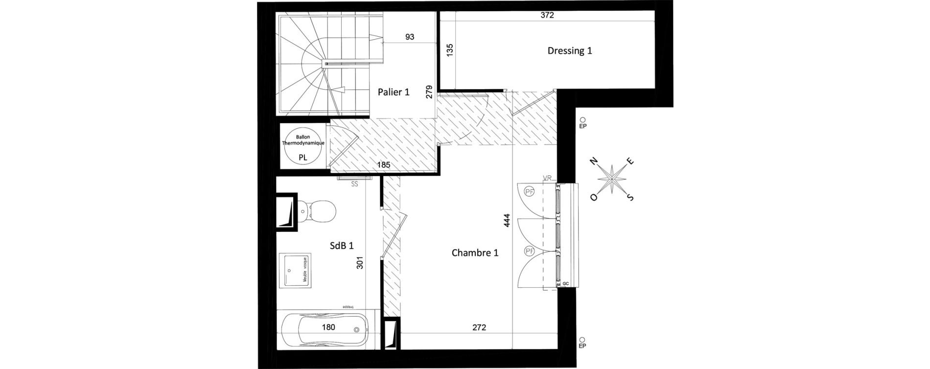 Maison T4 de 83,45 m2 &agrave; Saint-Leu-La-For&ecirc;t Centre