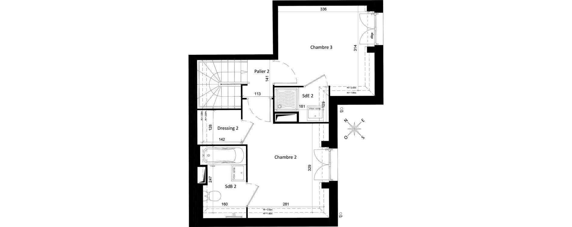 Maison T4 de 83,45 m2 &agrave; Saint-Leu-La-For&ecirc;t Centre