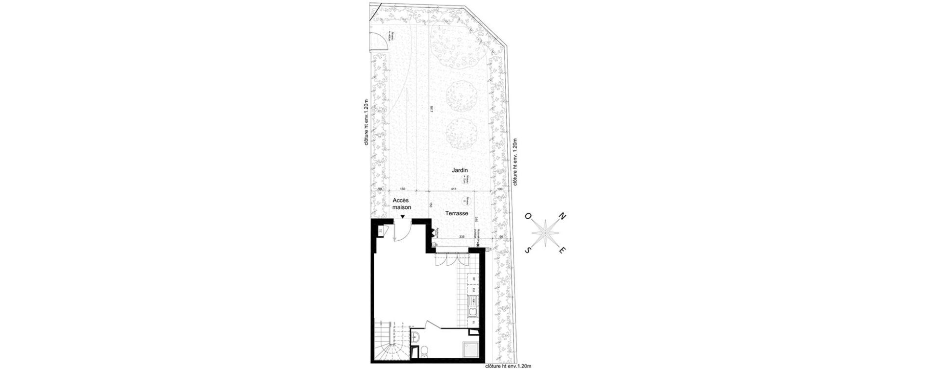 Duplex T3 de 67,51 m2 &agrave; Saint-Leu-La-For&ecirc;t Centre
