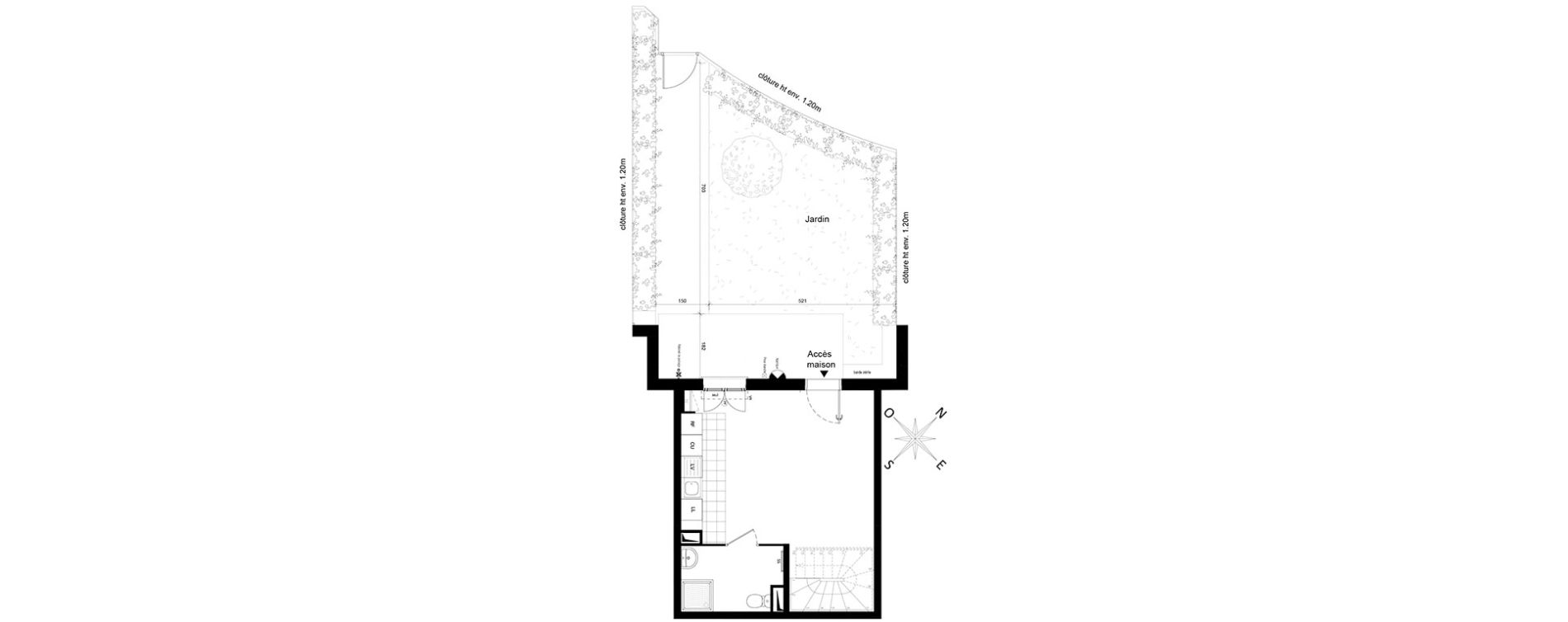 Duplex T3 de 57,26 m2 &agrave; Saint-Leu-La-For&ecirc;t Centre