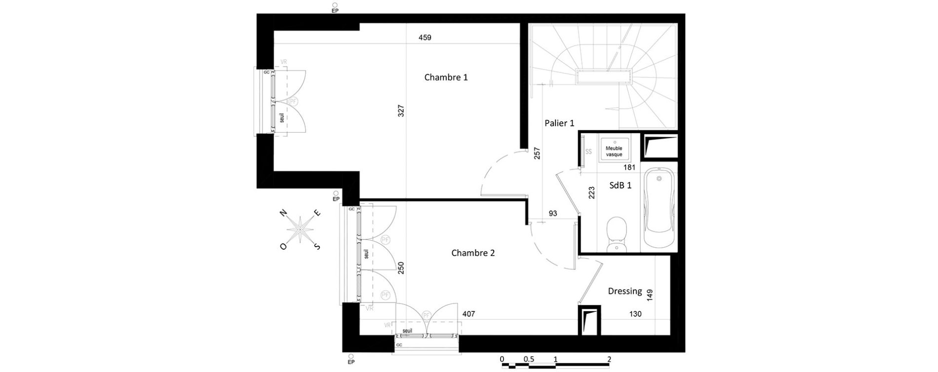 Maison T5 de 97,75 m2 &agrave; Saint-Leu-La-For&ecirc;t Centre