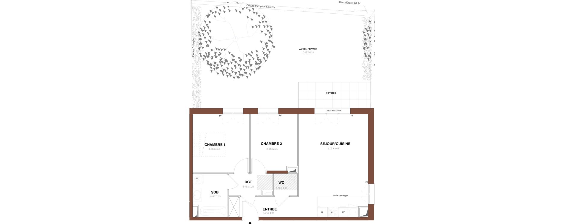 Appartement T3 de 59,52 m2 &agrave; Sarcelles Centre