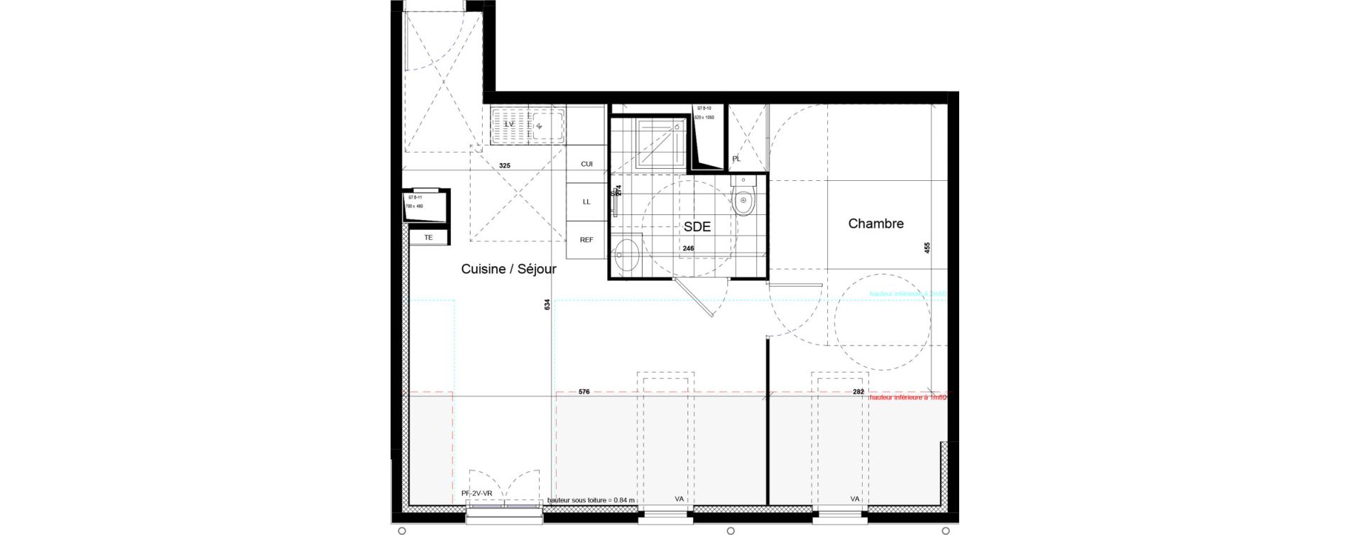 Appartement T2 de 40,22 m2 &agrave; Villiers-Le-Bel Village - val roger
