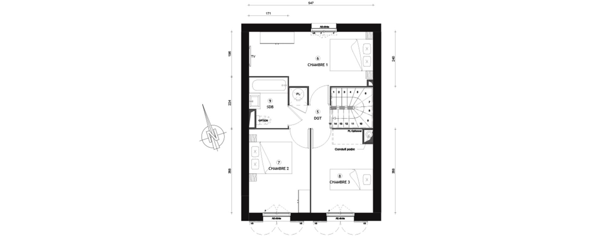 Maison T4 de 79,00 m2 &agrave; Beynes Centre