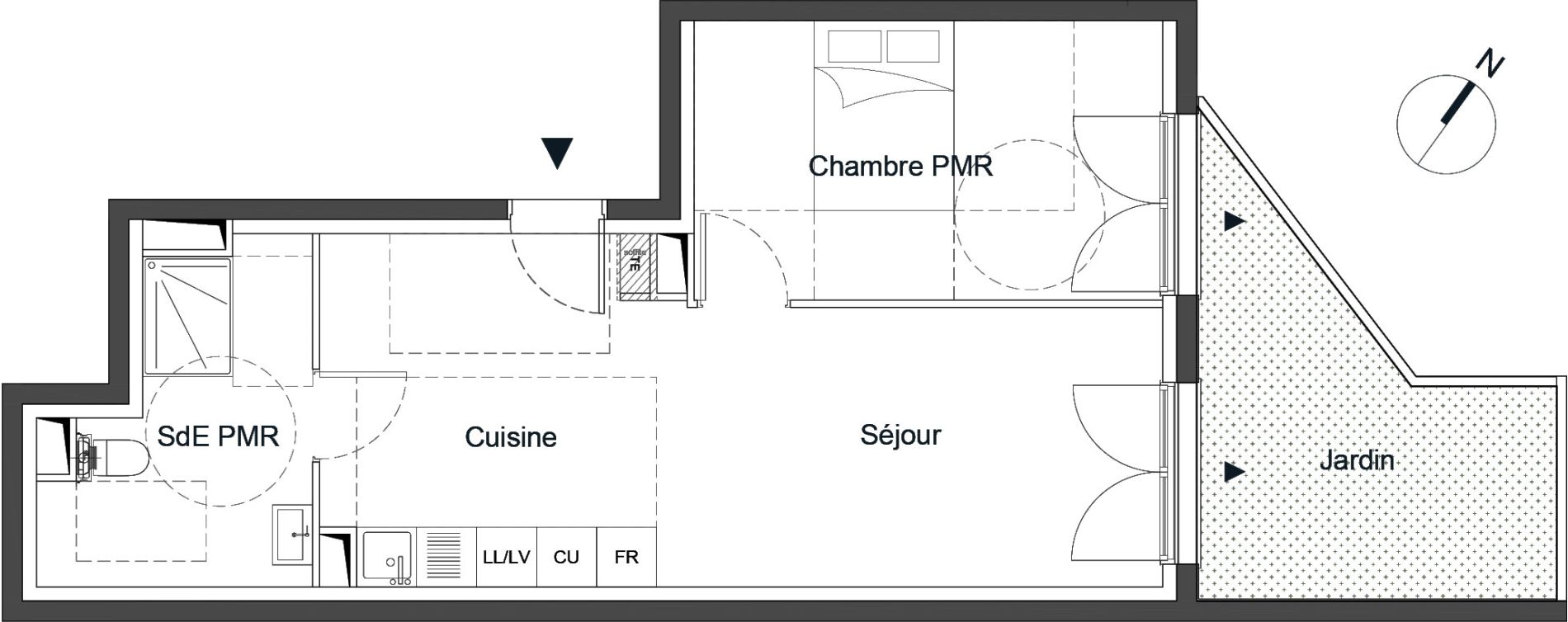 Appartement T2 de 47,50 m2 &agrave; Bougival Centre