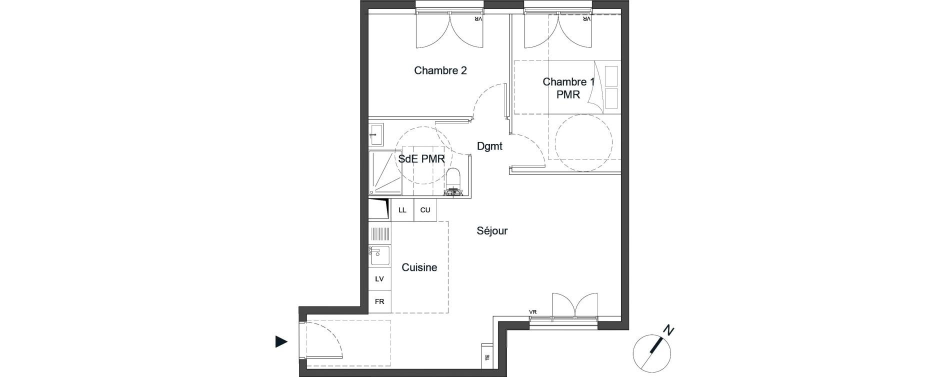 Appartement T3 de 59,50 m2 &agrave; Bougival Centre