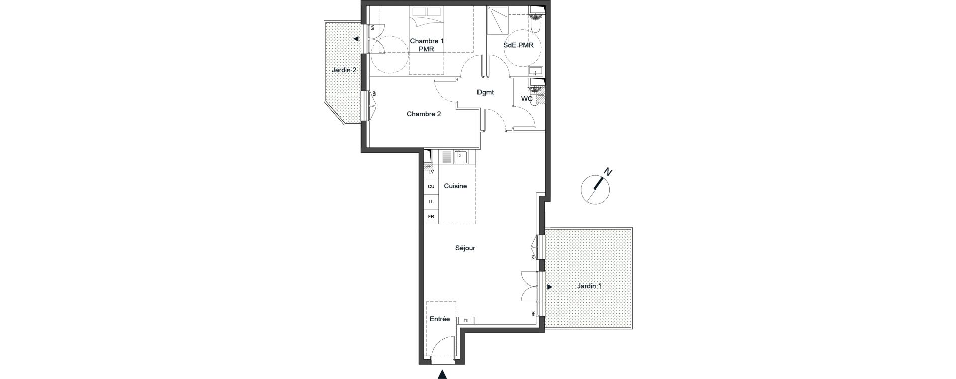 Appartement T3 de 75,00 m2 &agrave; Bougival Centre