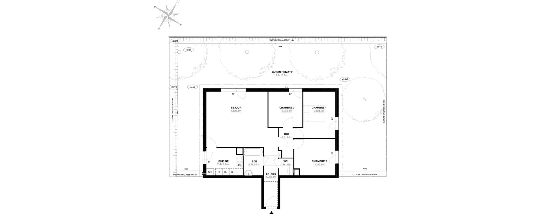 Appartement T4 de 83,20 m2 &agrave; Carri&egrave;res-Sous-Poissy Saint-louis