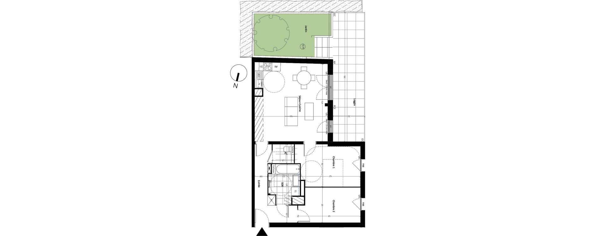 Appartement T3 de 65,71 m2 &agrave; Carri&egrave;res-Sous-Poissy Nouvelle centralit&eacute;