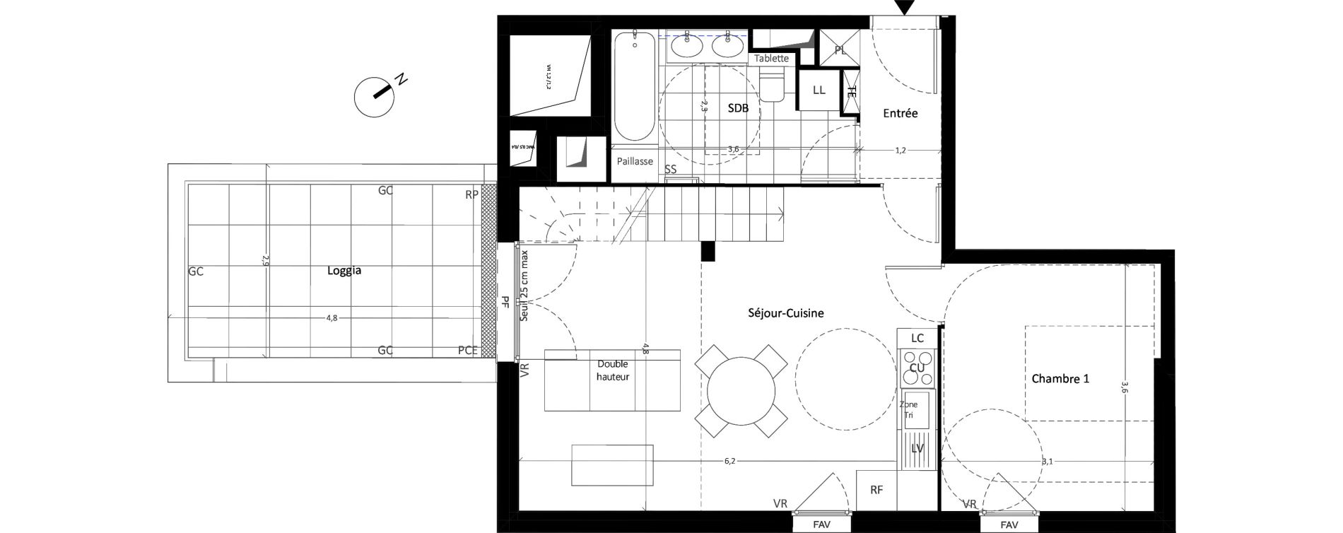 Appartement T4 de 84,26 m2 &agrave; Carri&egrave;res-Sous-Poissy Nouvelle centralit&eacute;