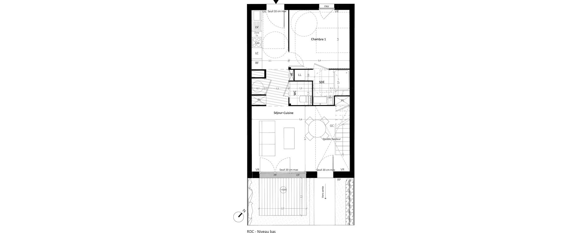 Maison T5 de 89,48 m2 &agrave; Carri&egrave;res-Sous-Poissy Nouvelle centralit&eacute;