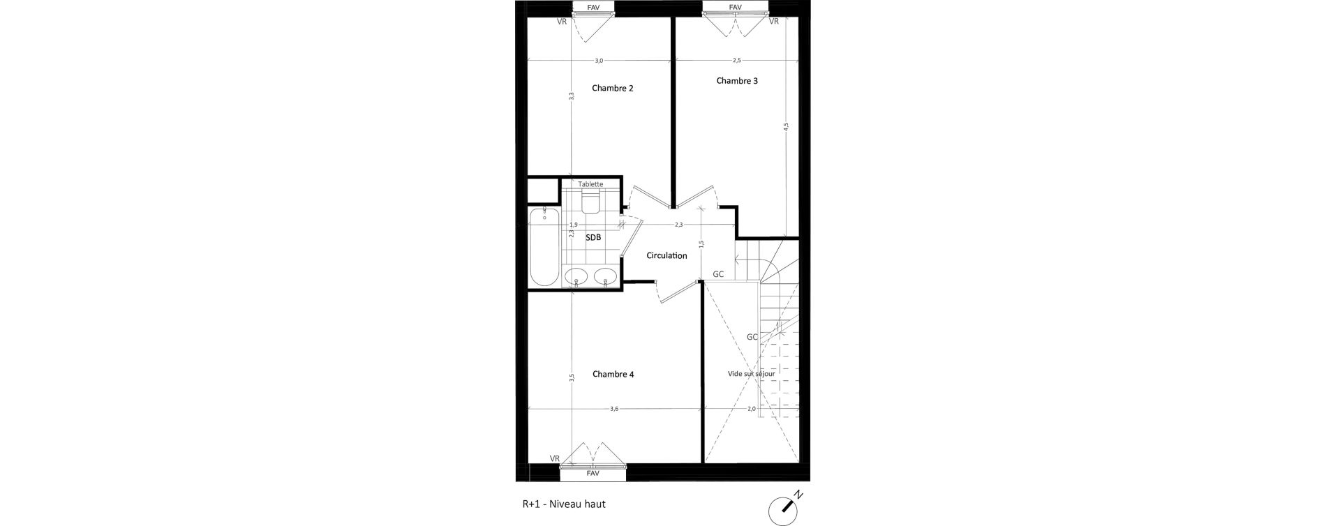 Maison T5 de 89,48 m2 &agrave; Carri&egrave;res-Sous-Poissy Nouvelle centralit&eacute;