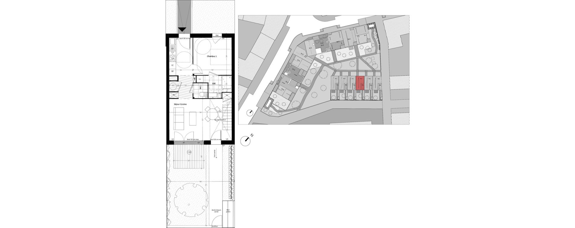Maison T5 de 89,47 m2 &agrave; Carri&egrave;res-Sous-Poissy Nouvelle centralit&eacute;