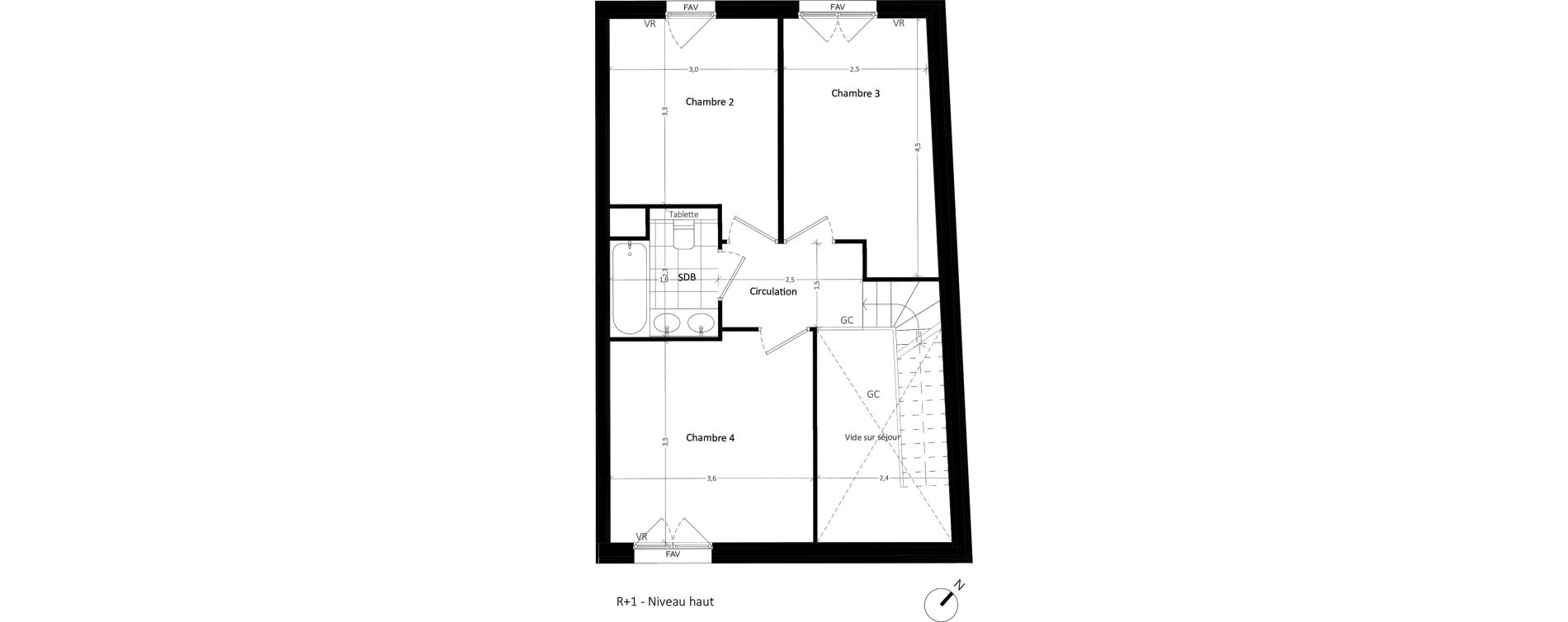 Maison T5 de 91,47 m2 &agrave; Carri&egrave;res-Sous-Poissy Nouvelle centralit&eacute;