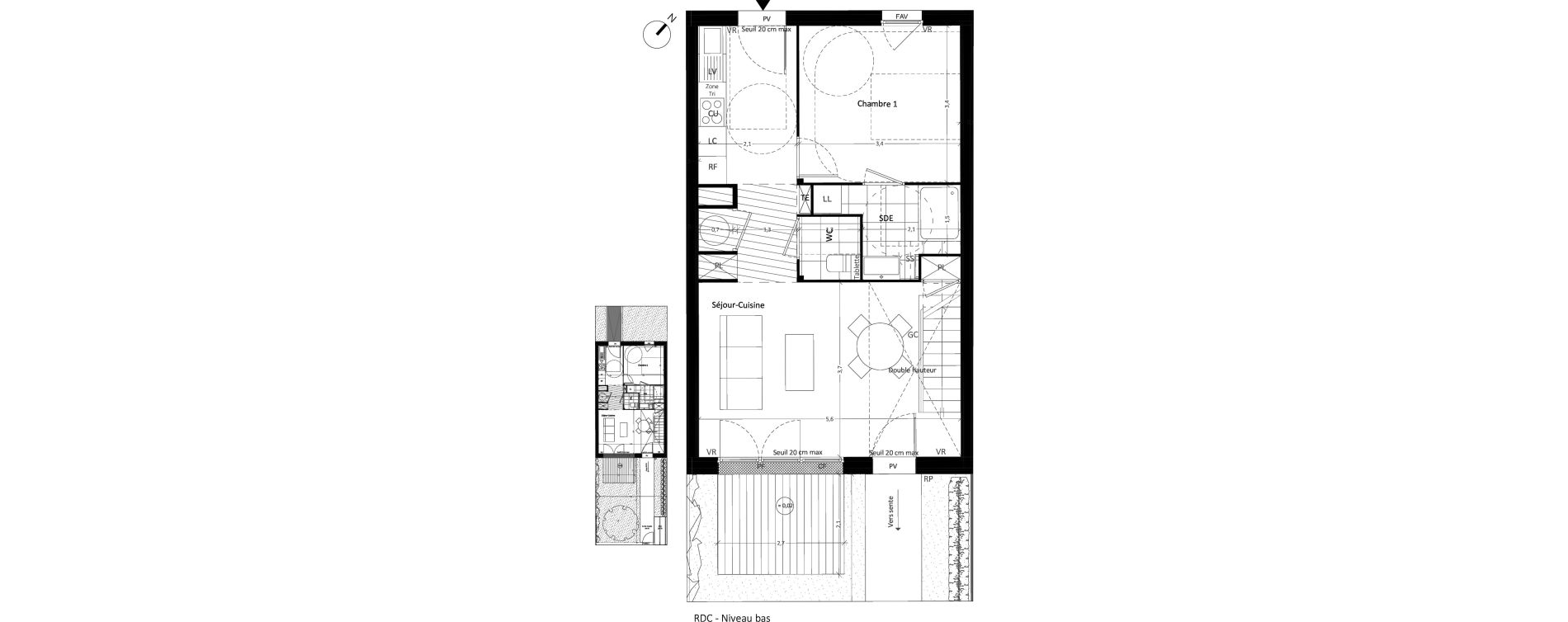 Maison T5 de 89,15 m2 &agrave; Carri&egrave;res-Sous-Poissy Nouvelle centralit&eacute;