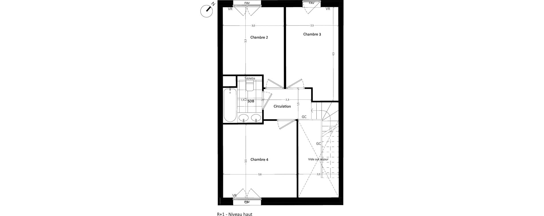 Maison T5 de 89,15 m2 &agrave; Carri&egrave;res-Sous-Poissy Nouvelle centralit&eacute;