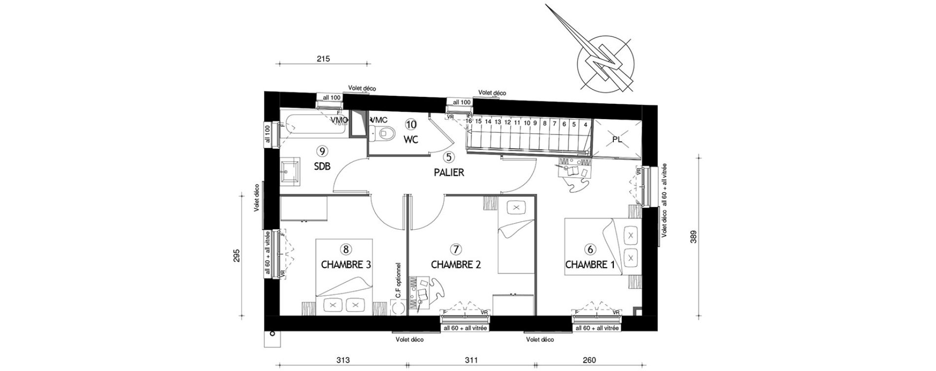 Maison T4 de 82,20 m2 &agrave; Carri&egrave;res-Sous-Poissy Nouvelle centralit&eacute;