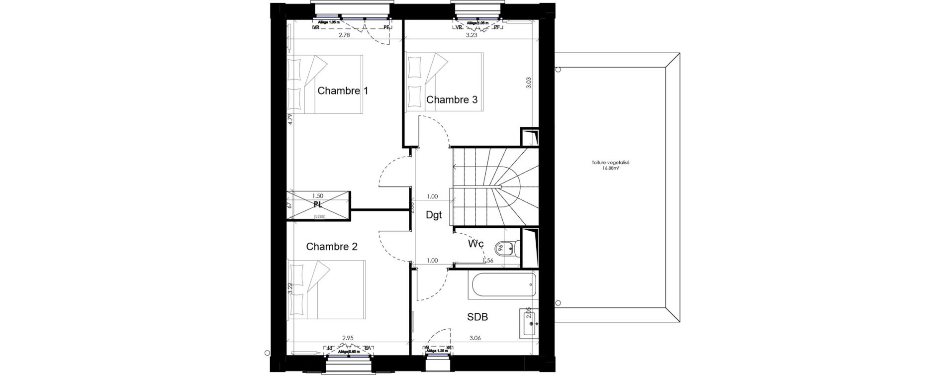 Maison T4 de 88,41 m2 &agrave; Chambourcy Centre