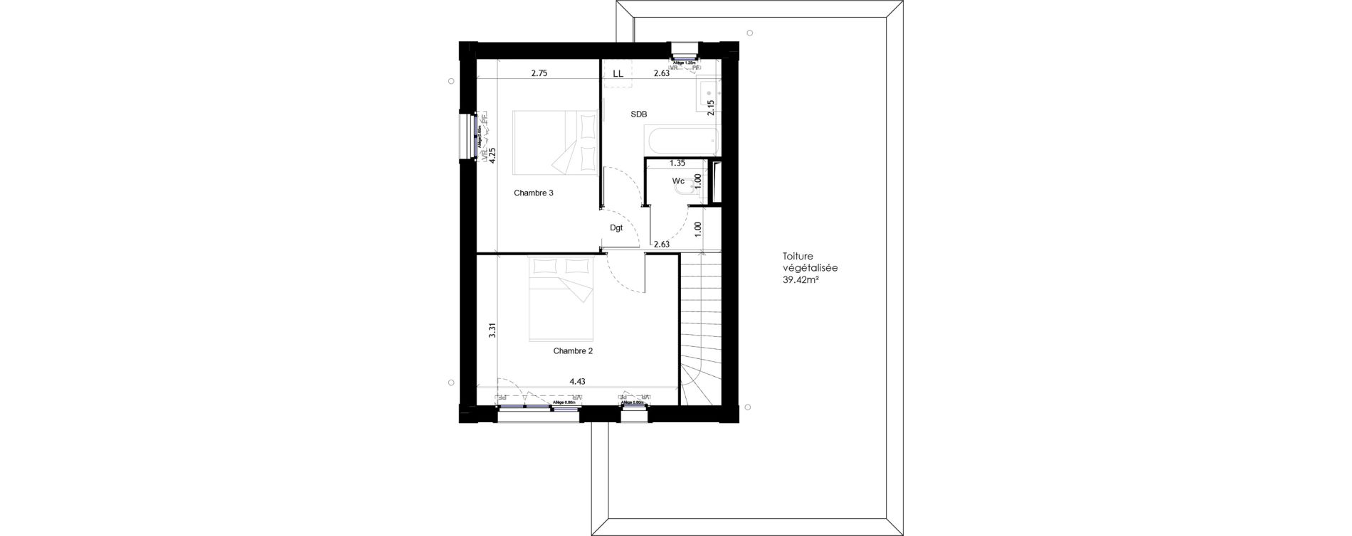 Maison T4 de 95,01 m2 &agrave; Chambourcy Centre