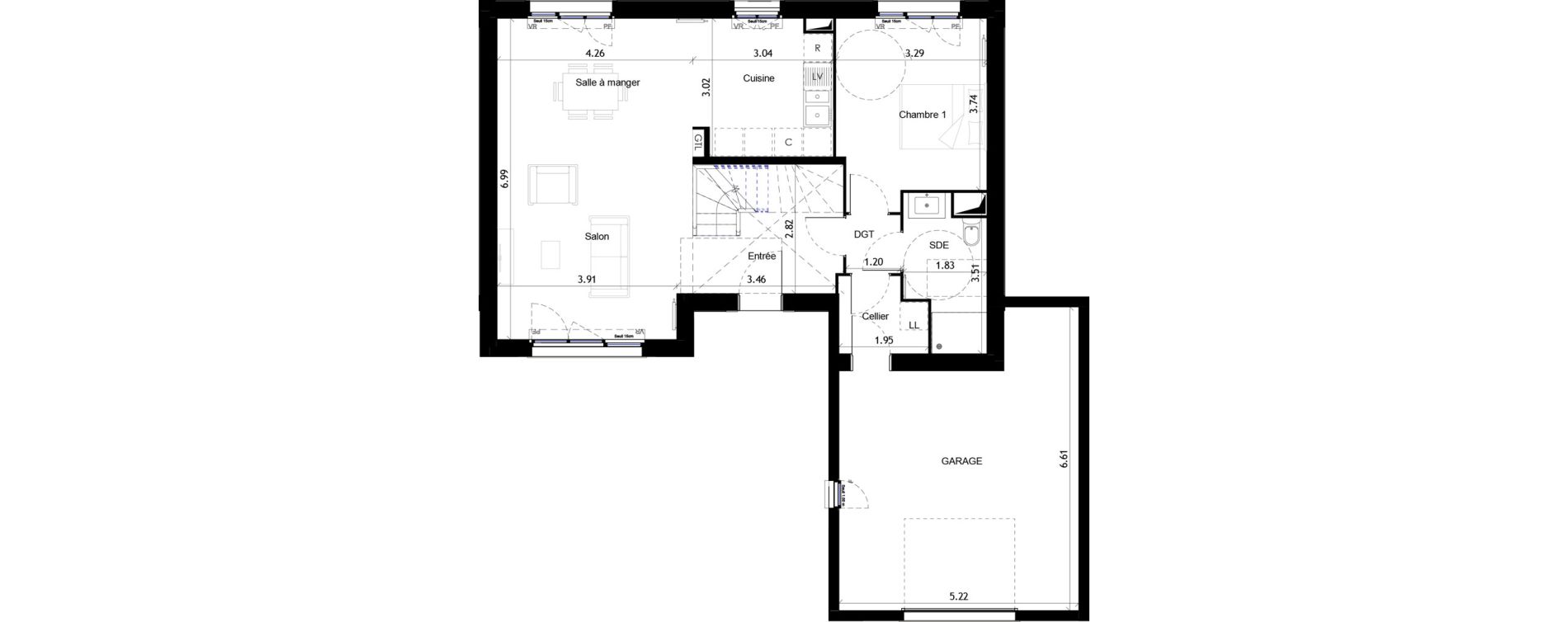 Maison T5 de 118,89 m2 &agrave; Chambourcy Centre
