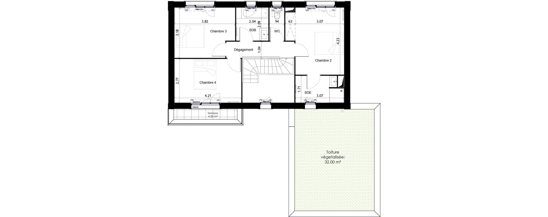 Maison T5 de 118,89 m2 &agrave; Chambourcy Centre