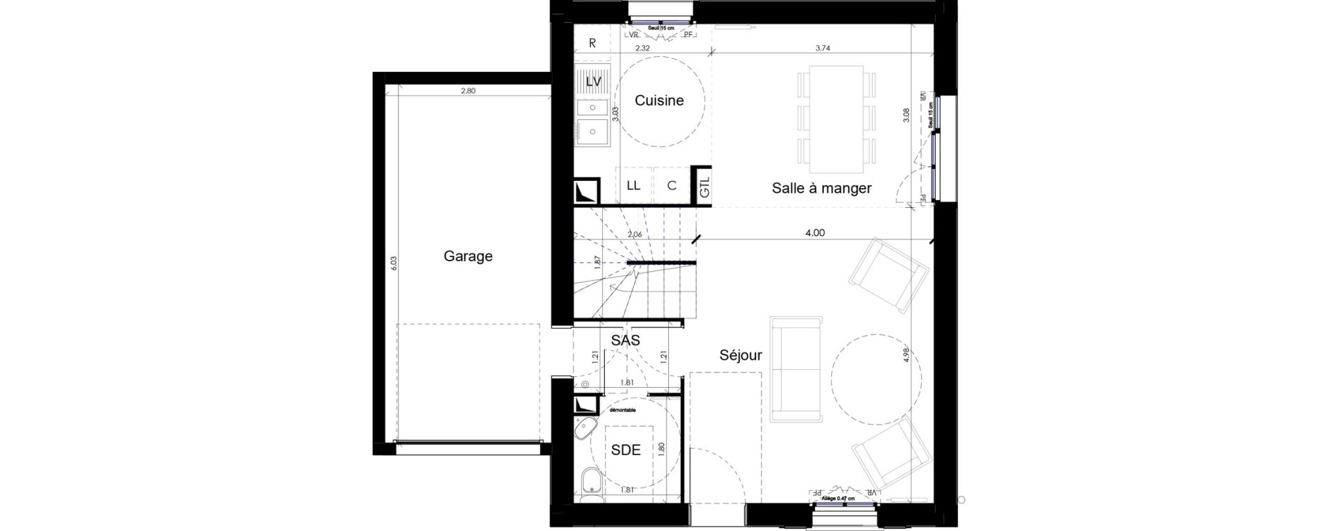 Maison T4 de 88,41 m2 &agrave; Chambourcy Centre