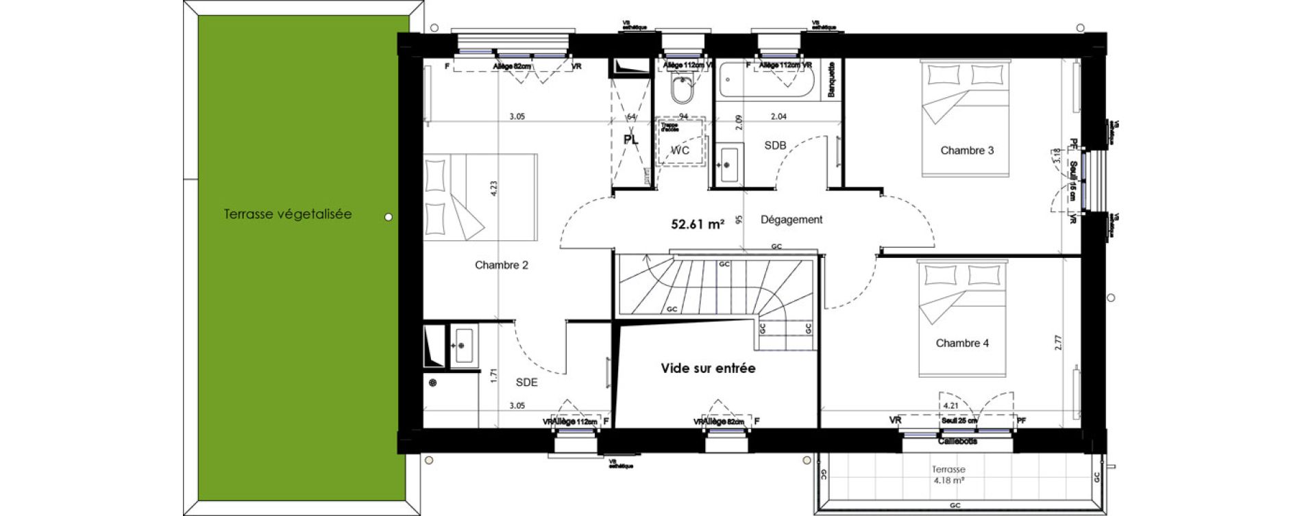 Maison T5 de 121,90 m2 &agrave; Chambourcy Centre