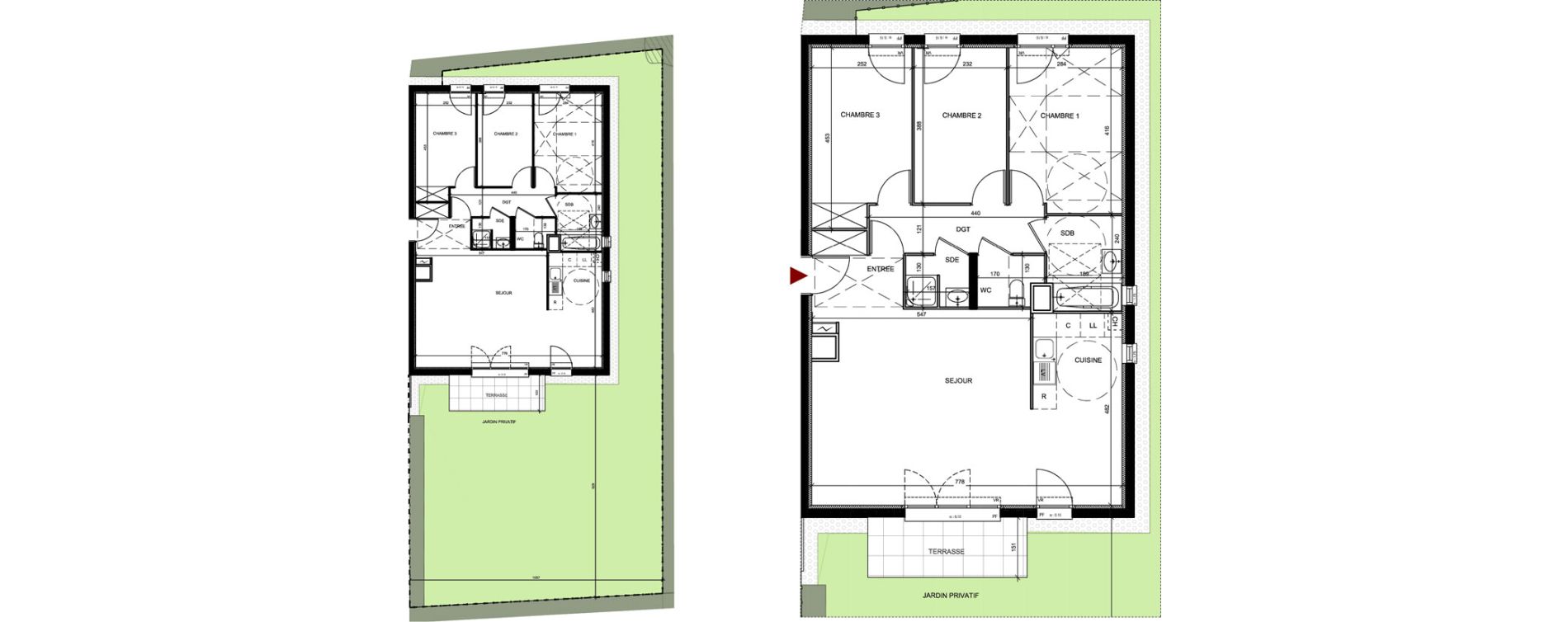 Appartement T4 de 86,35 m2 &agrave; Conflans-Sainte-Honorine Centre