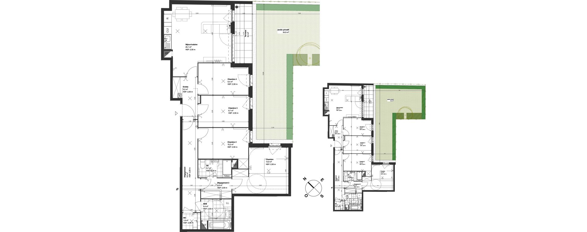 Appartement T5 de 97,90 m2 &agrave; Conflans-Sainte-Honorine Centre
