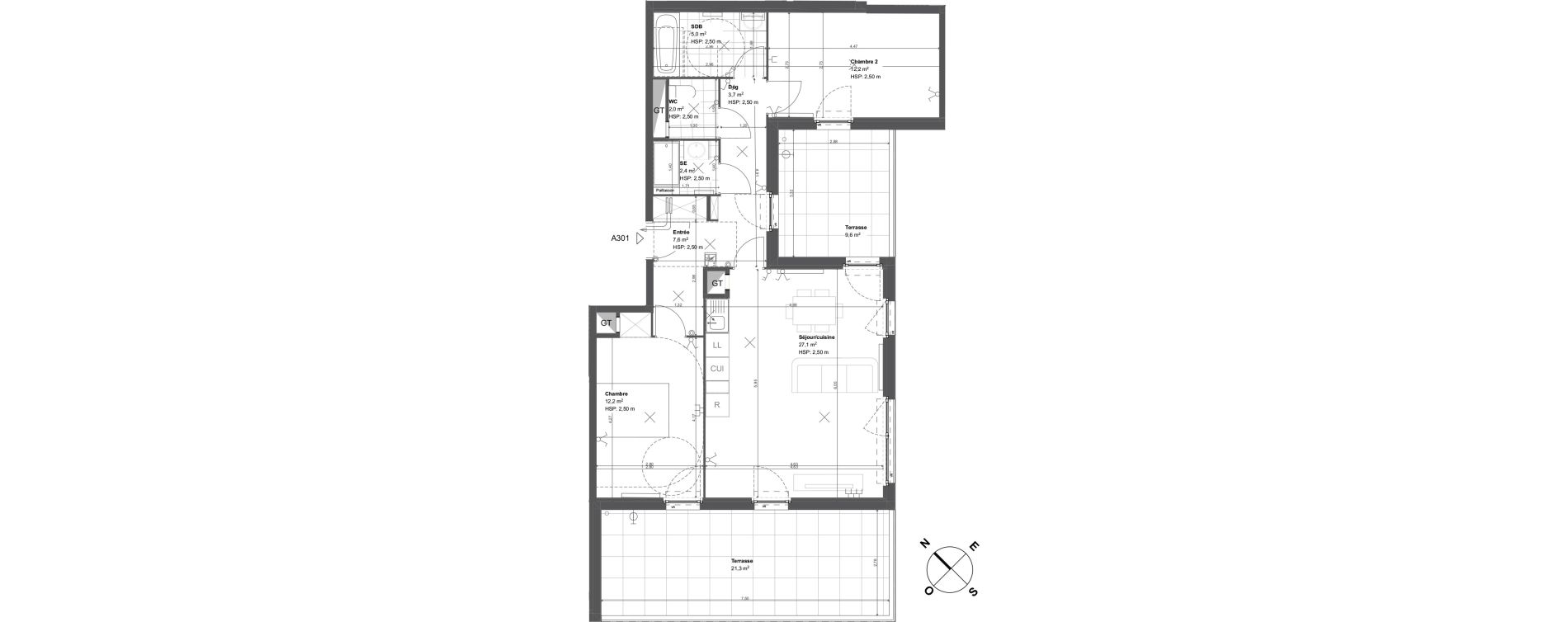 Appartement T3 de 72,20 m2 &agrave; Conflans-Sainte-Honorine Centre
