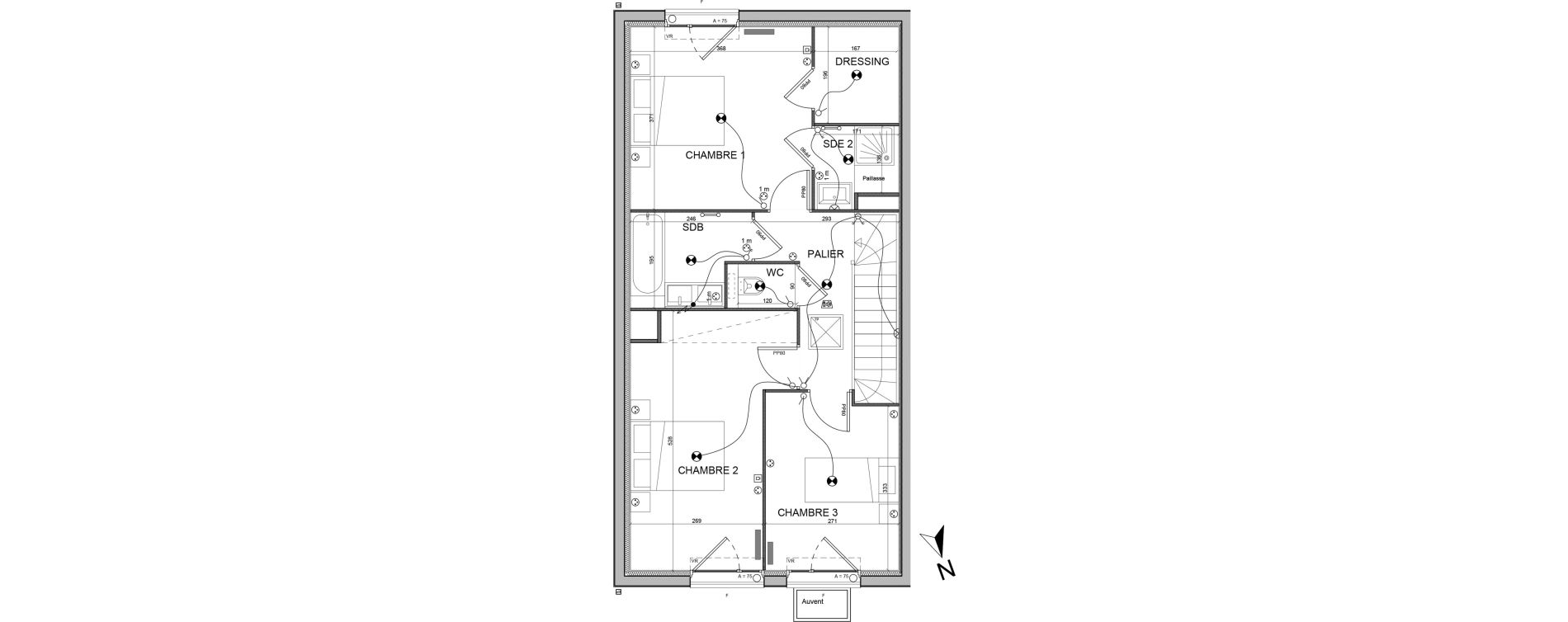 Maison T4 bis de 109,13 m2 &agrave; Crespi&egrave;res Centre