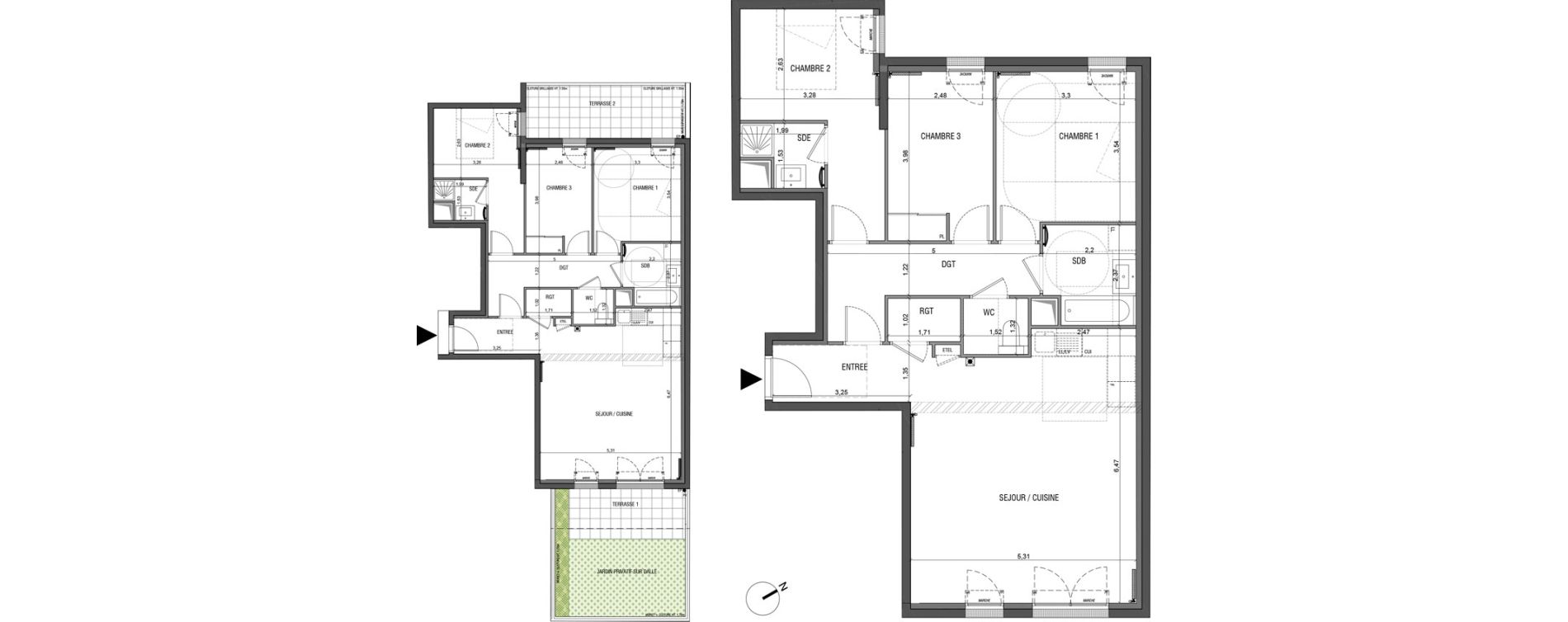 Appartement T4 de 89,80 m2 &agrave; Croissy-Sur-Seine Centre