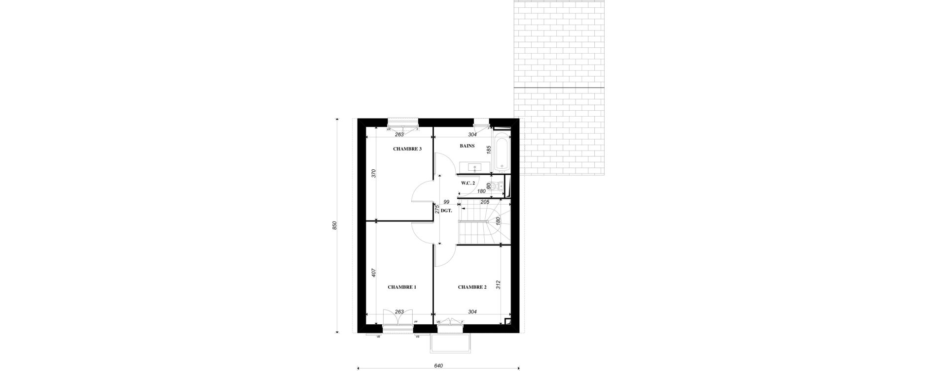 Maison T4 de 80,70 m2 &agrave; &Eacute;p&ocirc;ne Centre