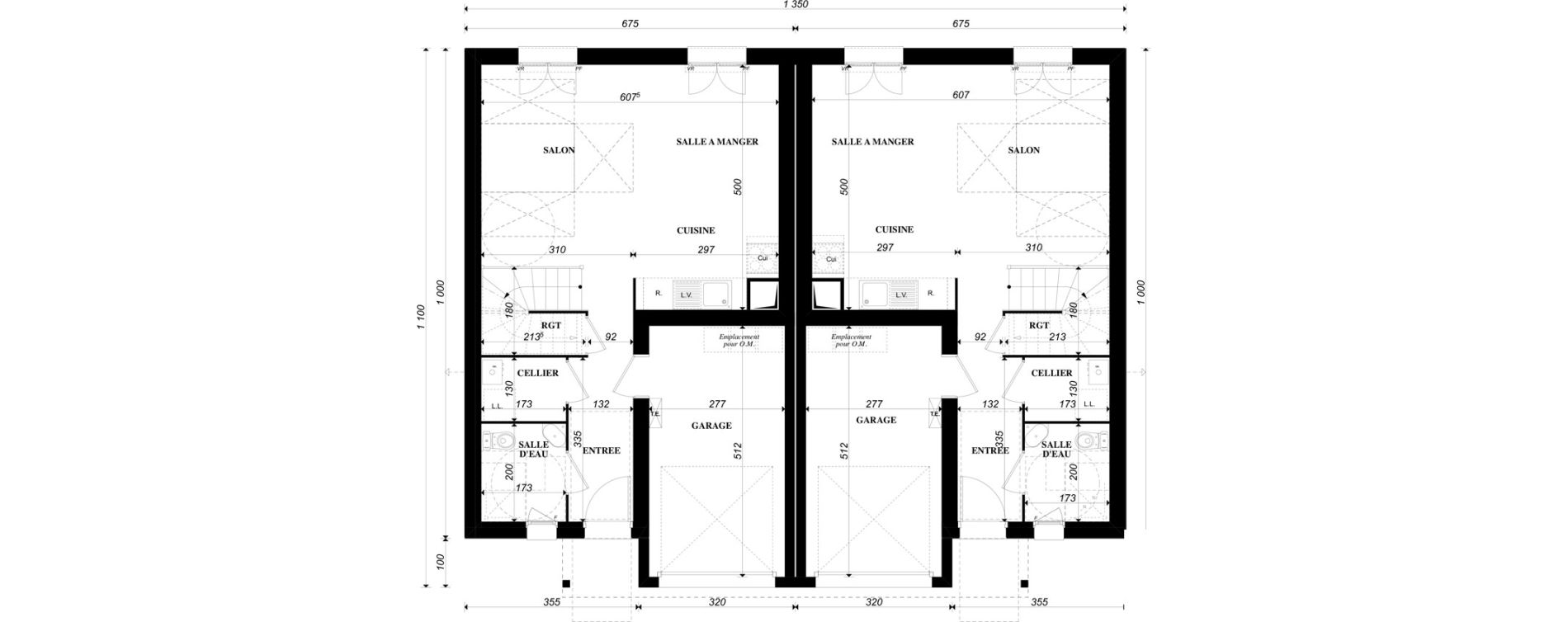 Maison T5 de 91,37 m2 &agrave; &Eacute;p&ocirc;ne Centre