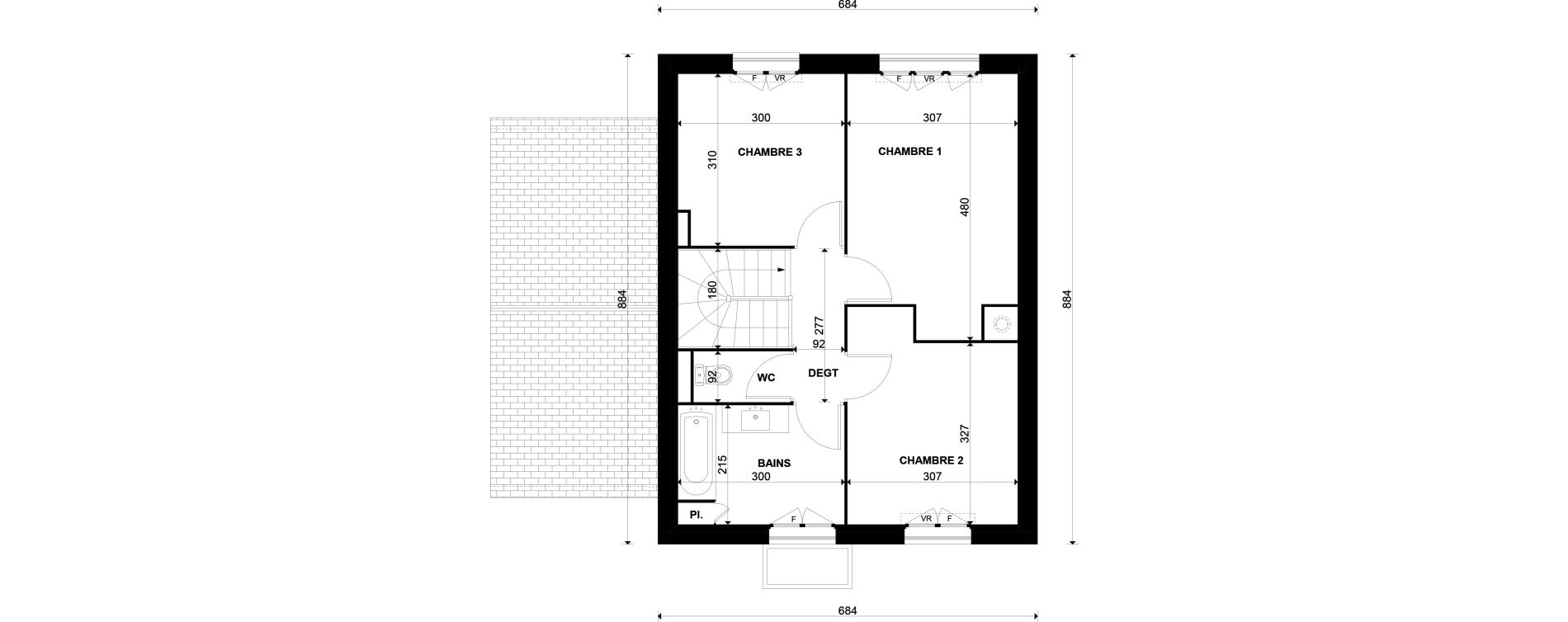 Maison T4 de 90,24 m2 &agrave; Gazeran Centre