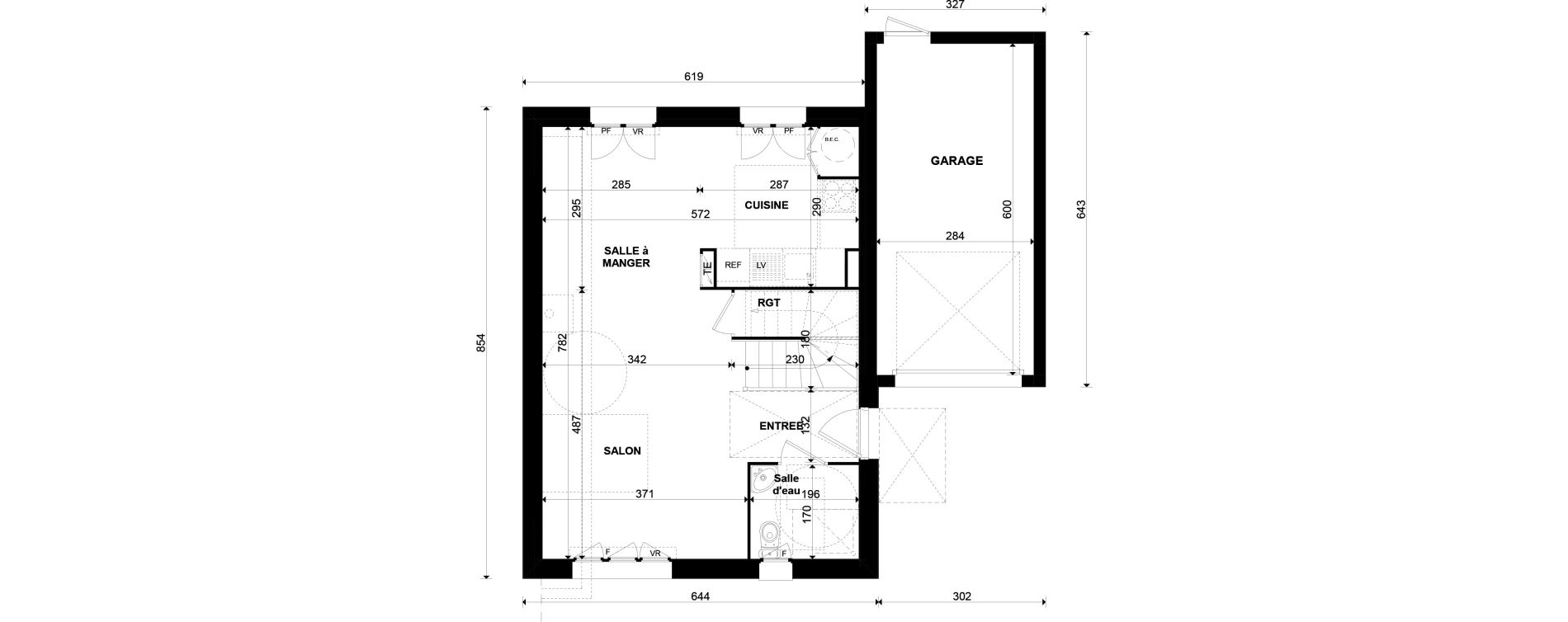 Maison T4 de 80,37 m2 &agrave; Gazeran Centre