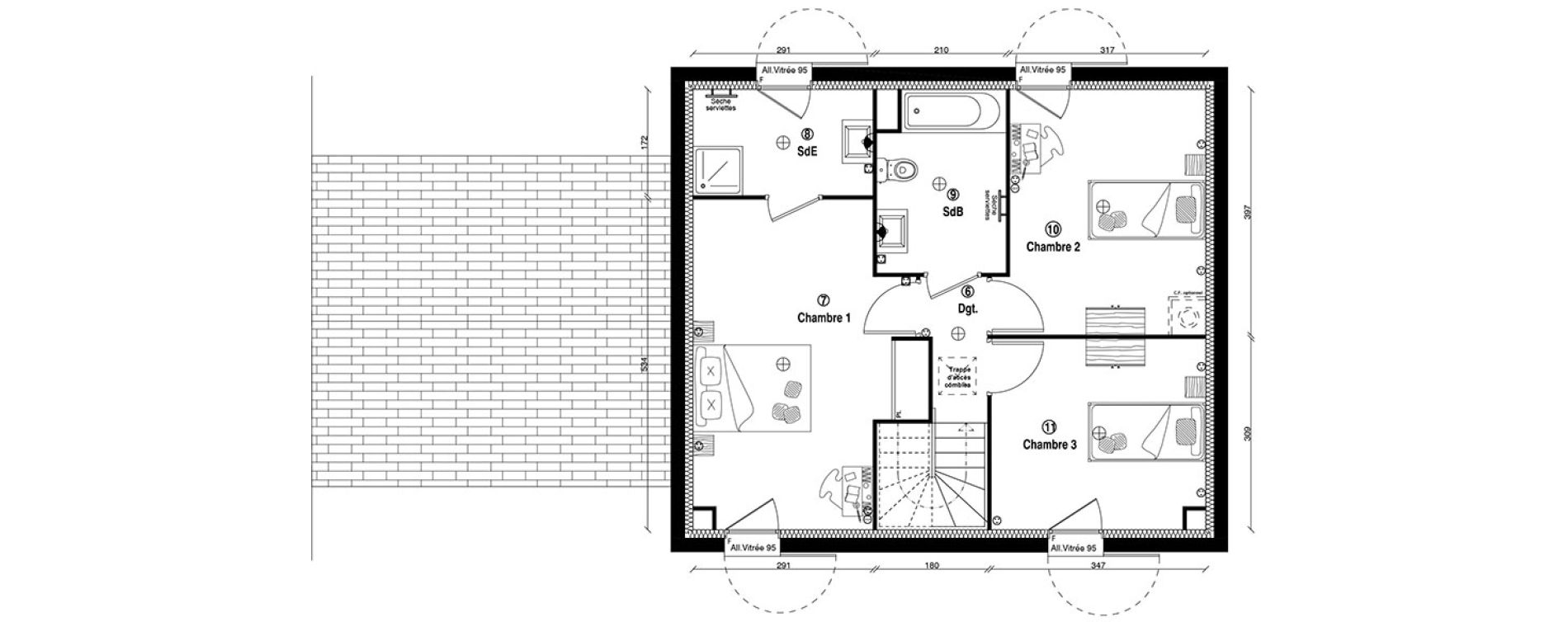 Maison T4 de 109,80 m2 à Guyancourt Centre