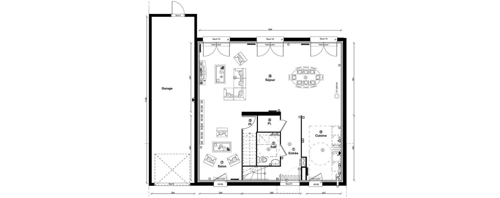 Maison T6 de 160,00 m2 &agrave; Guyancourt Centre
