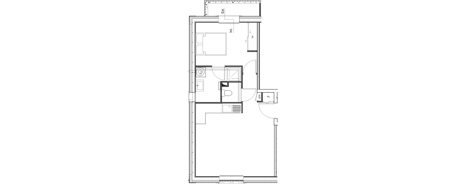 Appartement T2 de 41,23 m2 &agrave; Hardricourt Centre