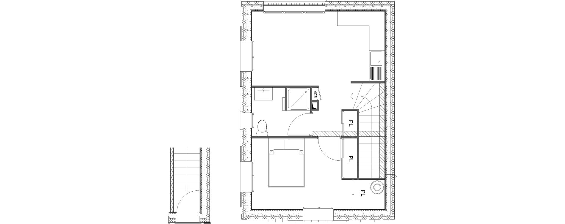 Appartement T2 de 35,47 m2 &agrave; Hardricourt Centre