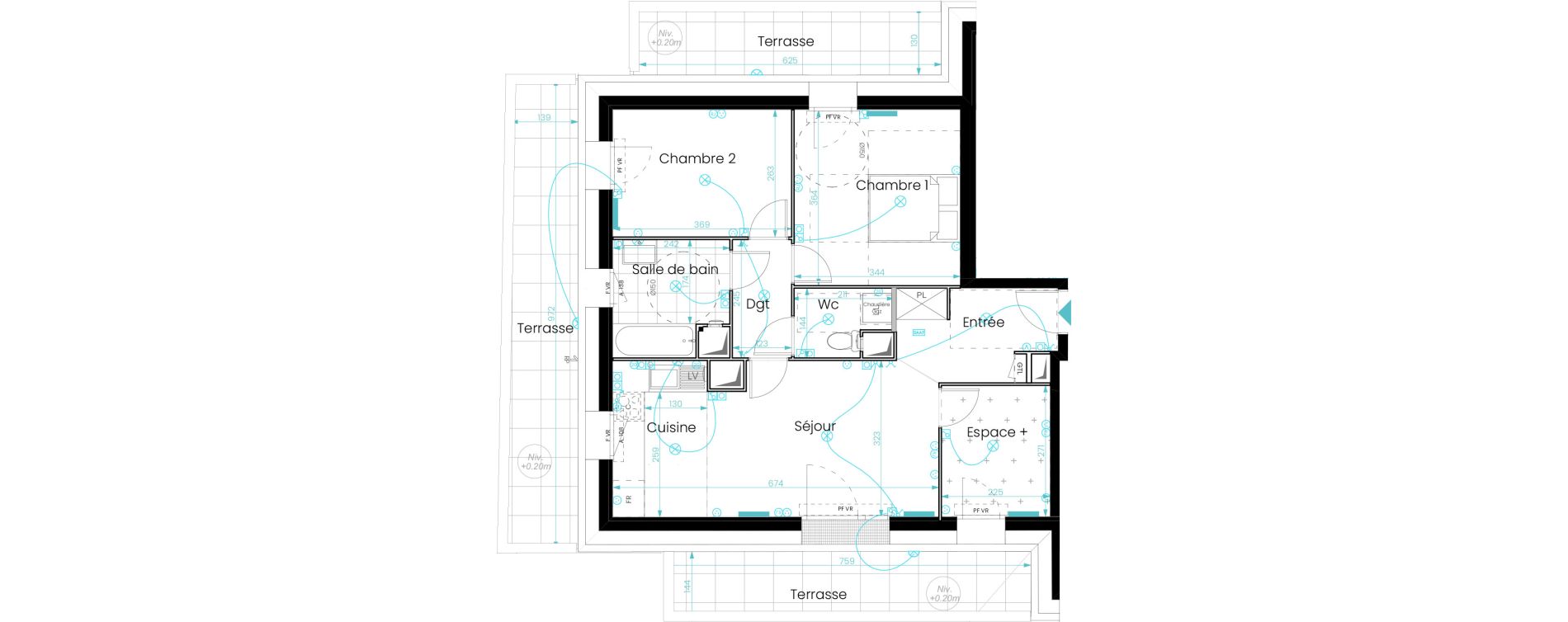 Appartement T3 de 66,10 m2 &agrave; Hardricourt Centre