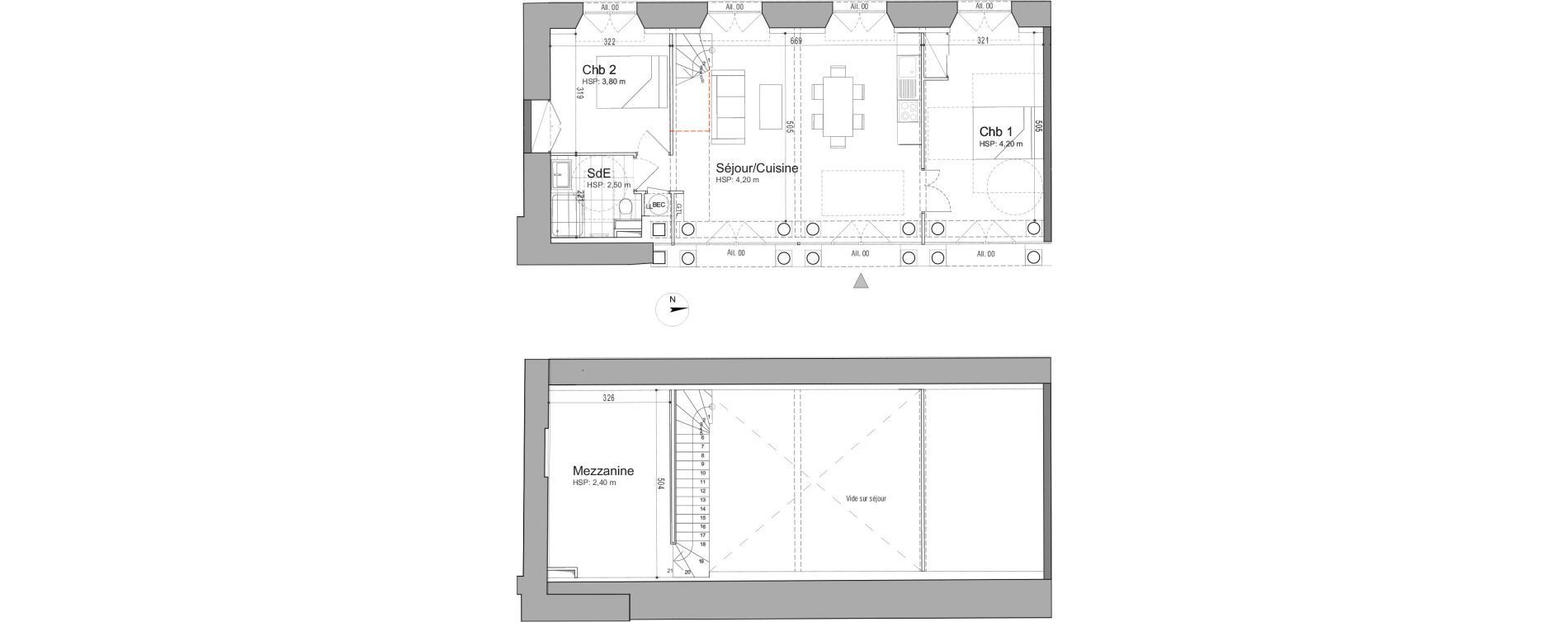 Appartement T3 de 86,63 m2 &agrave; Jouars-Pontchartrain Centre