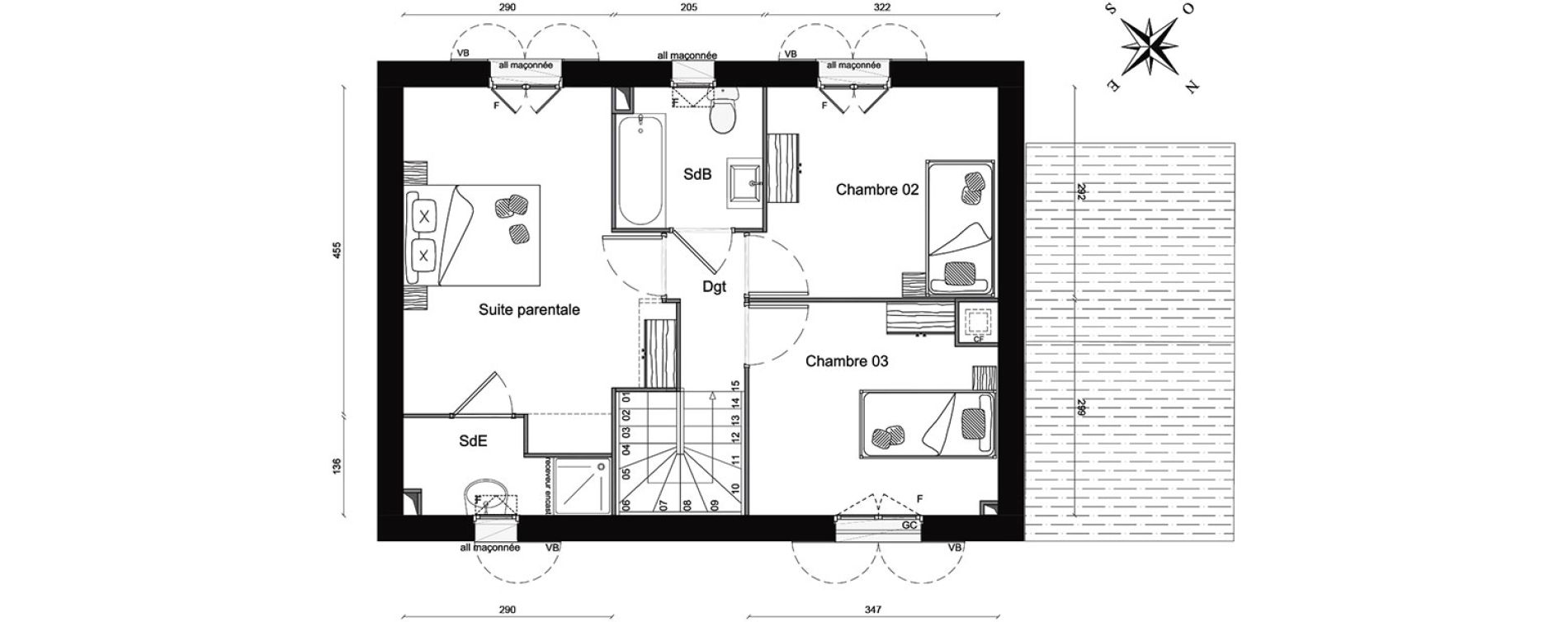 Maison T5 de 90,70 m2 &agrave; Magny-Les-Hameaux Centre