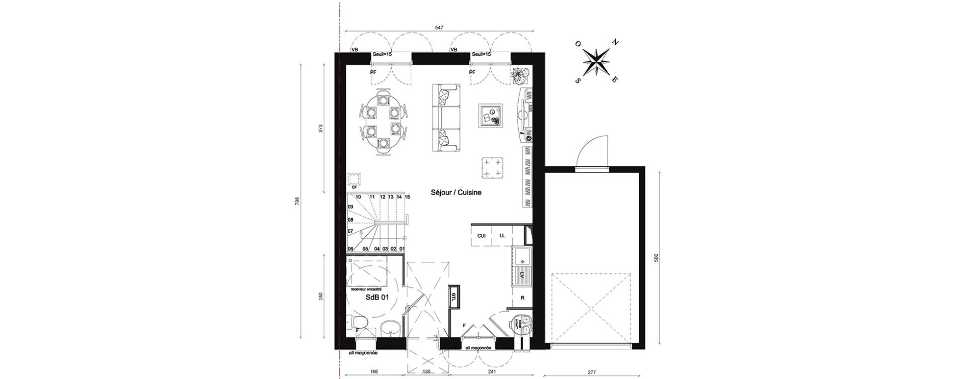 Maison T4 de 79,10 m2 &agrave; Magny-Les-Hameaux Centre