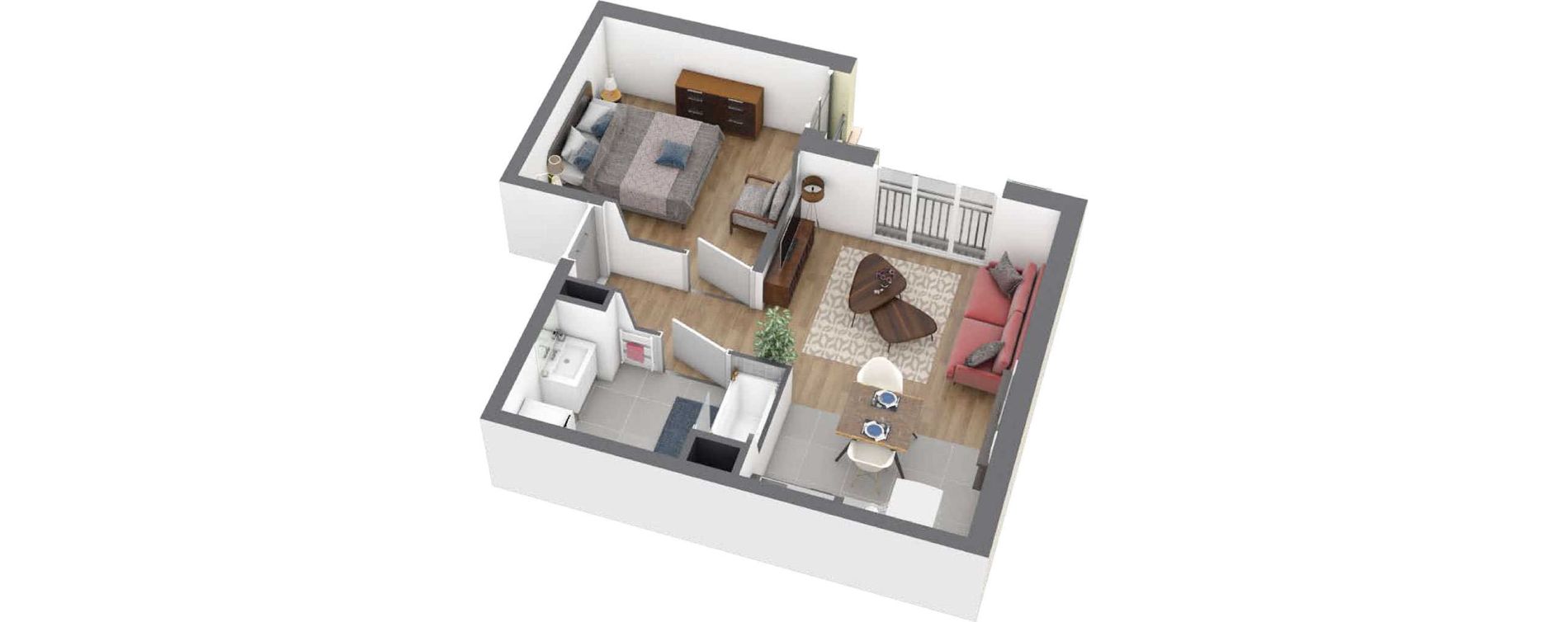 Appartement T2 de 38,80 m2 &agrave; Maisons-Laffitte Centre