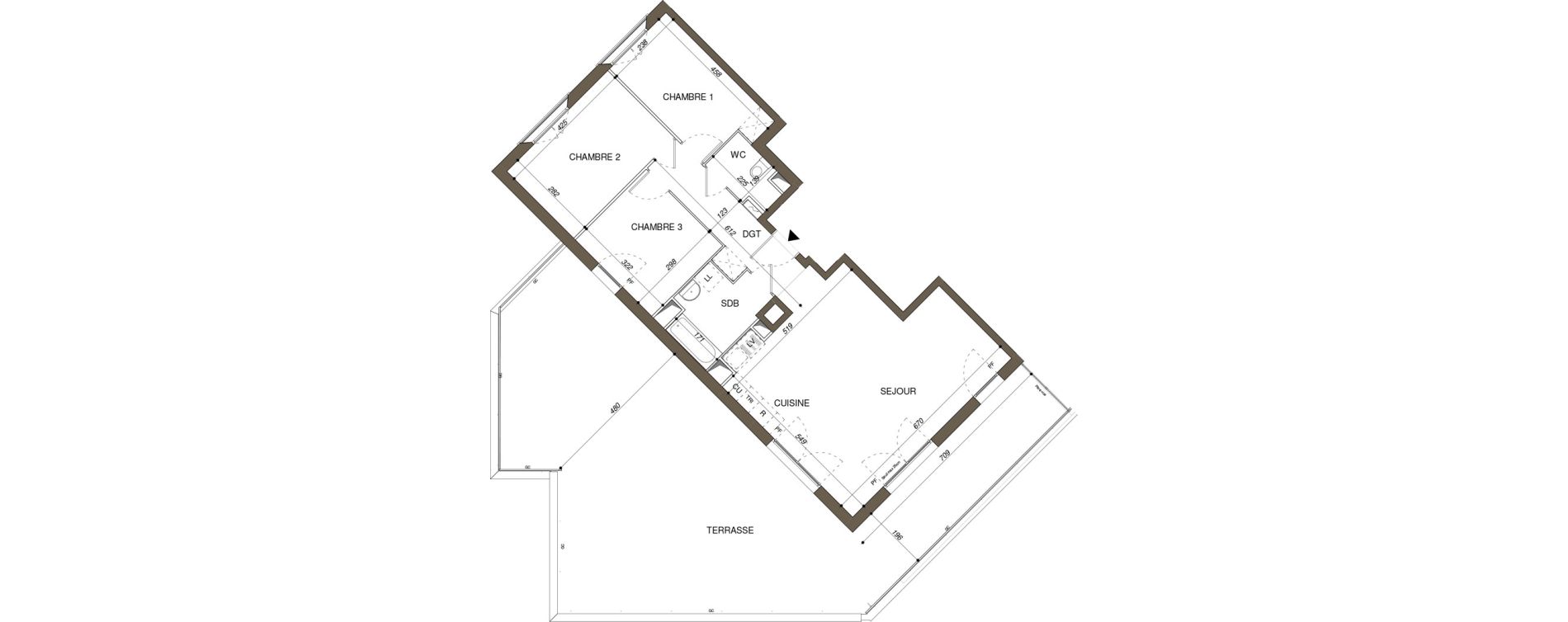 Appartement T4 de 82,11 m2 &agrave; Mantes-La-Ville Mantes-universit&eacute;