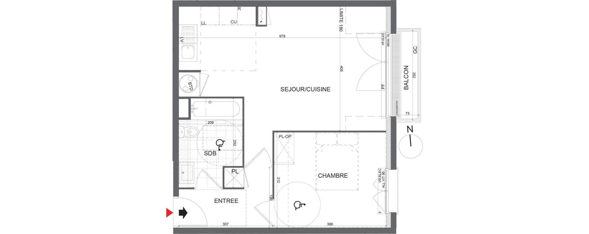 Appartement T2 de 45,85 m2 &agrave; Mantes-La-Ville Domaine de la vallee