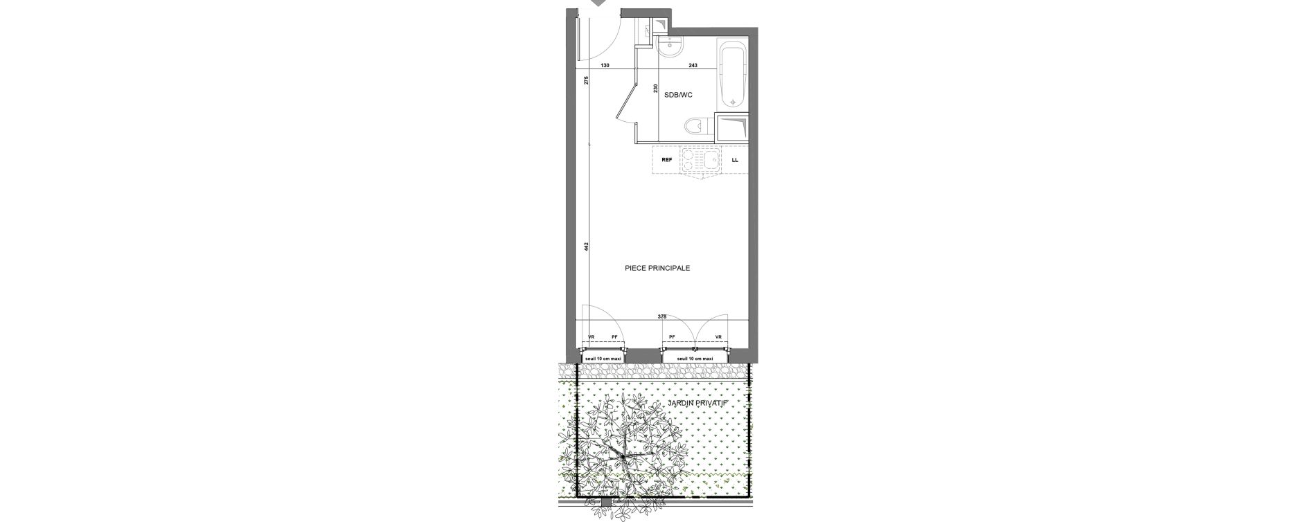Appartement T1 de 25,37 m2 &agrave; Mantes-La-Ville Salengro jaures
