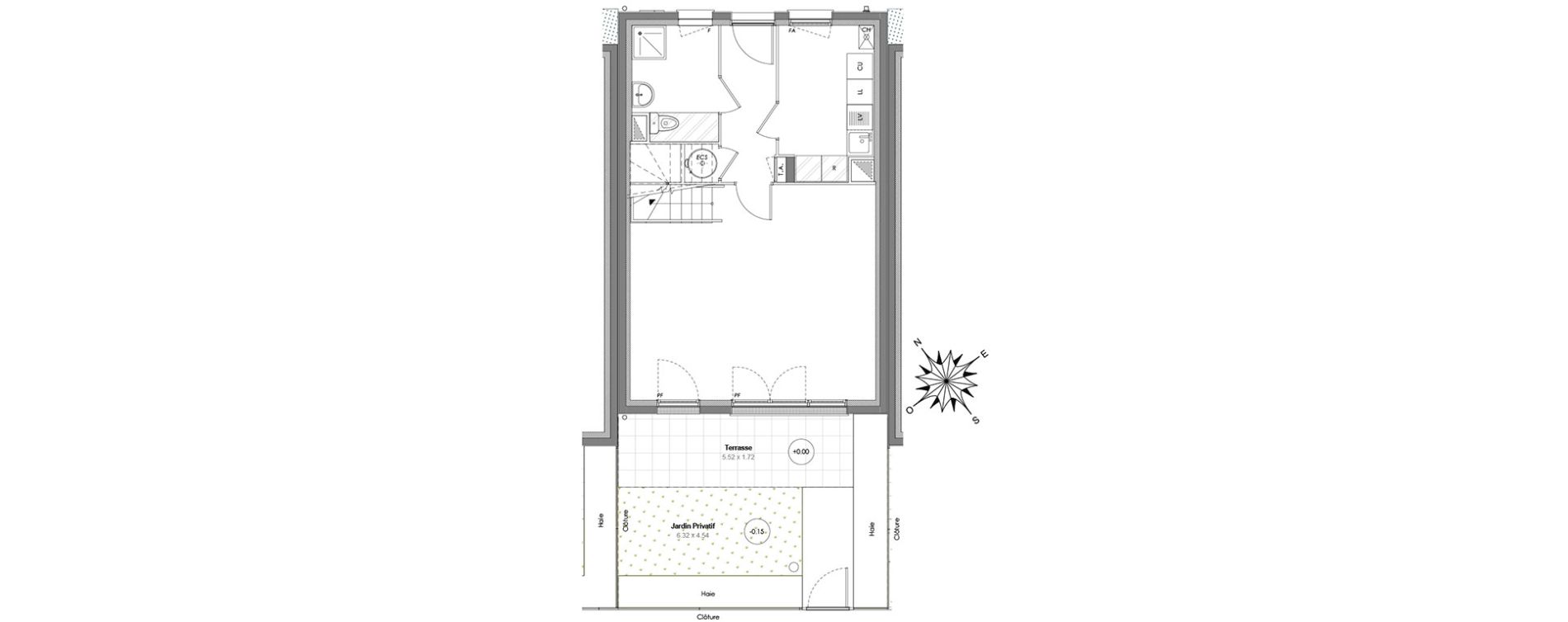 Maison T4 de 91,27 m2 &agrave; Maurepas Centre